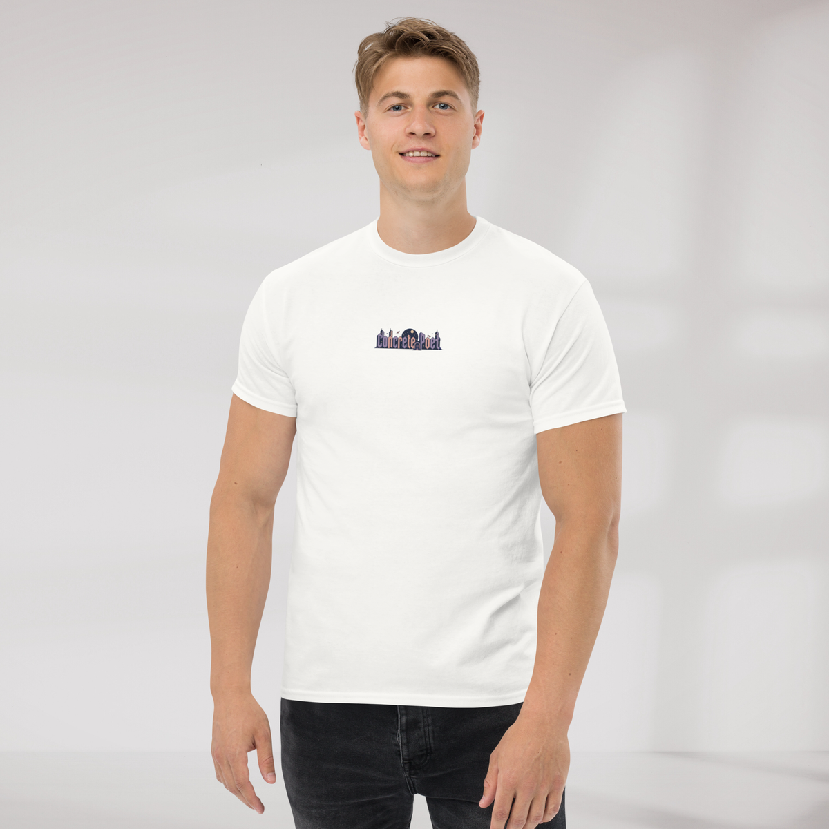 Concrete Poet T-Shirt Soft – Farbe Weiß – Ansicht 4