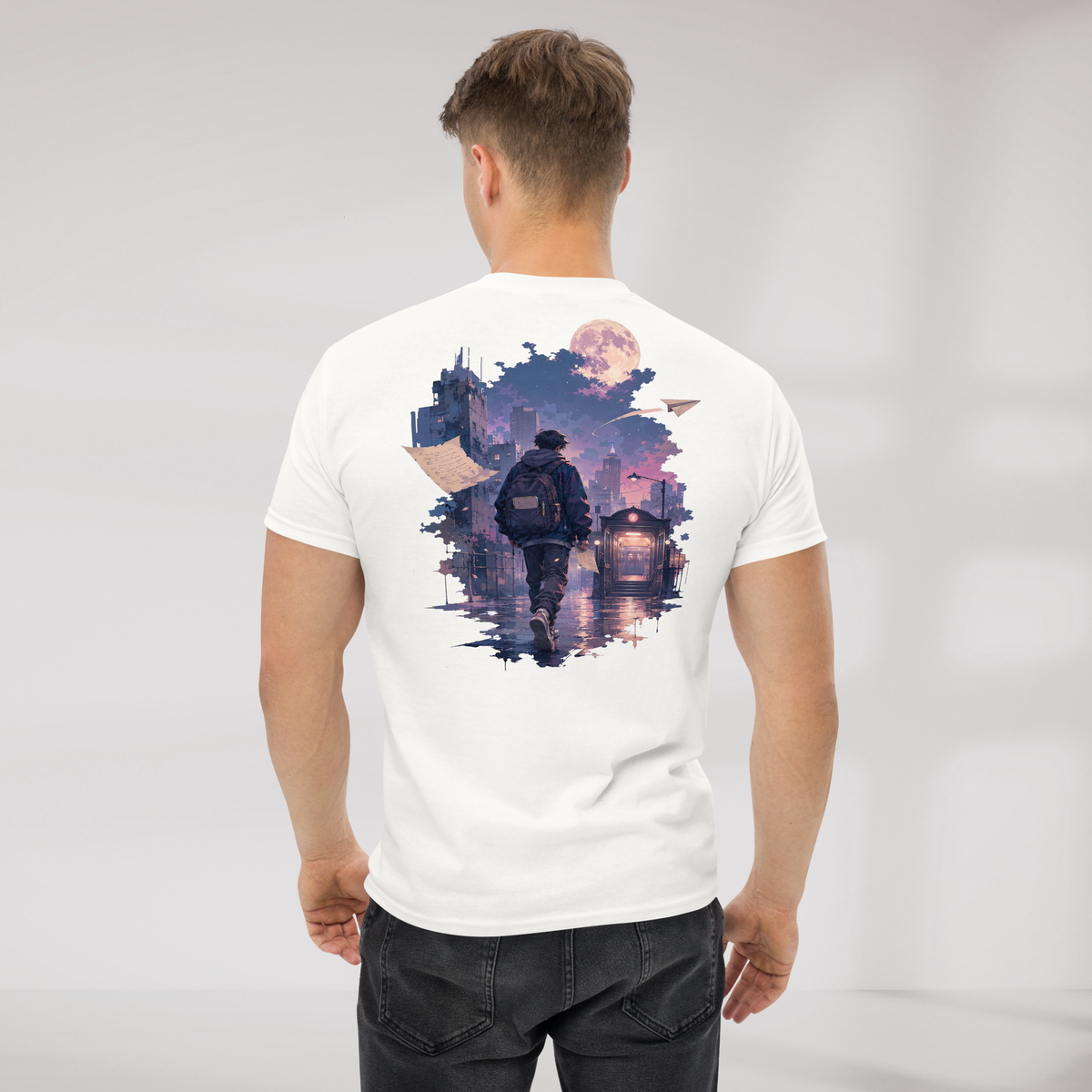 Concrete Poet T-Shirt Soft – Farbe Weiß – Ansicht 5
