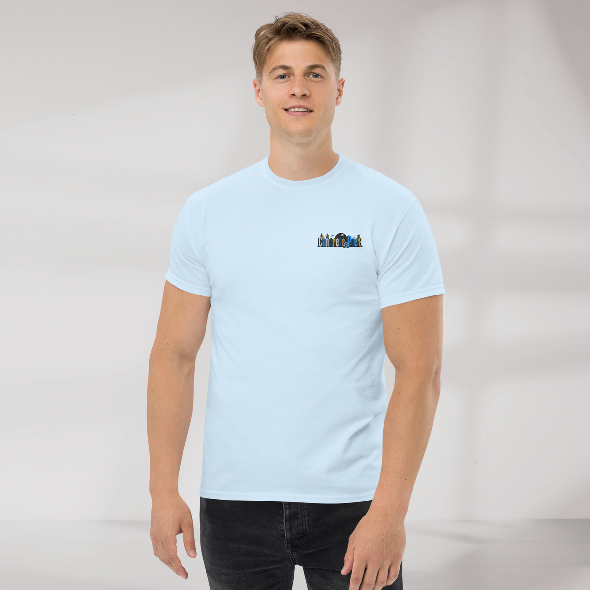 Concrete Poet T-Shirt Vibrant – Farbe Hellblau – Ansicht 3