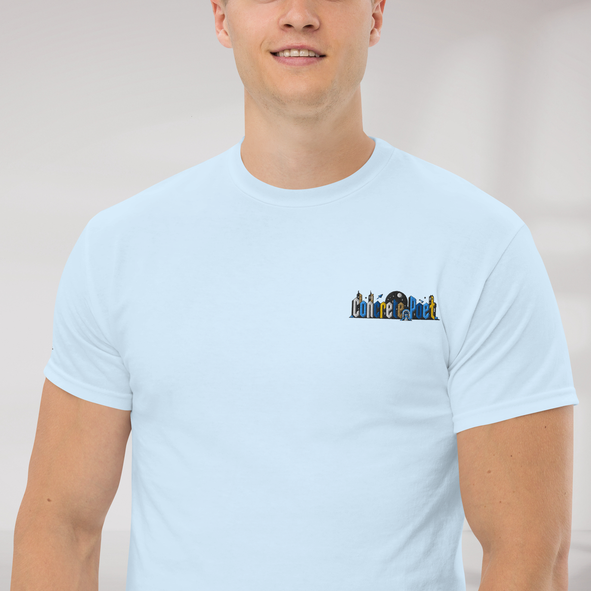 Concrete Poet T-Shirt Vibrant – Farbe Hellblau – Ansicht 6