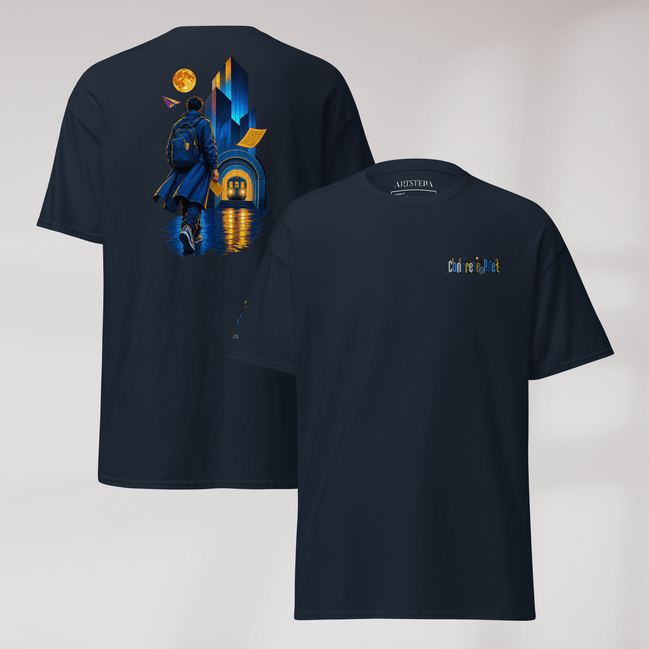 Concrete Poet T-Shirt Vibrant – Farbe Navy – Ansicht 1