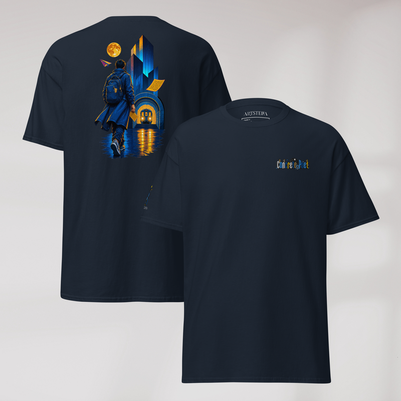 Concrete Poet T-Shirt Vibrant – Farbe Navy – Ansicht 1