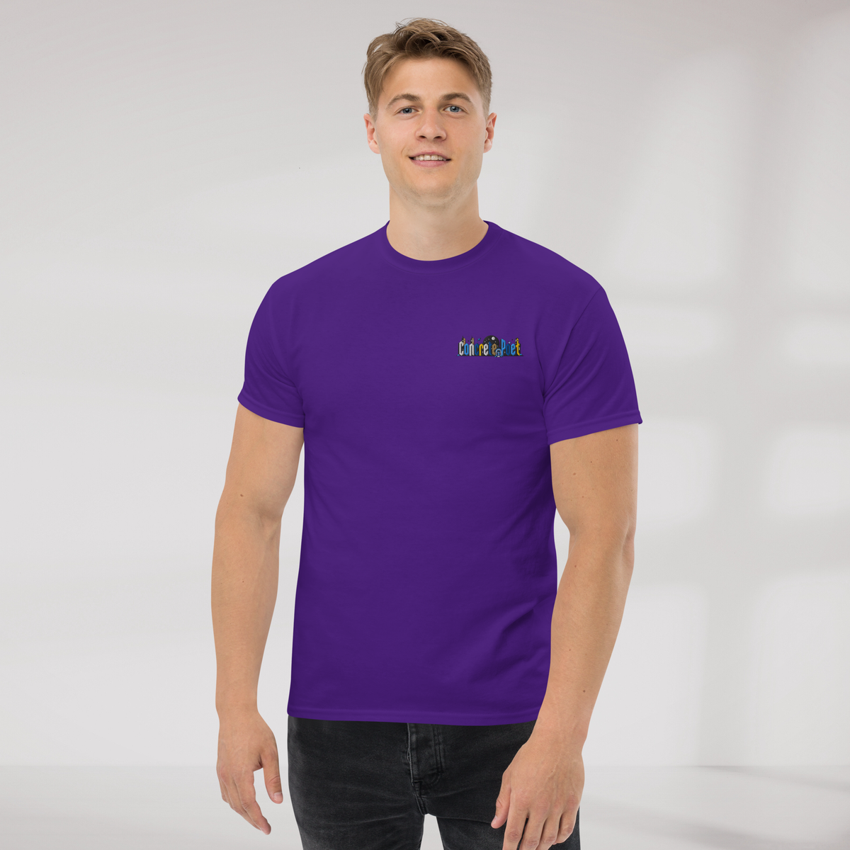Concrete Poet T-Shirt Vibrant – Farbe Lila – Ansicht 3