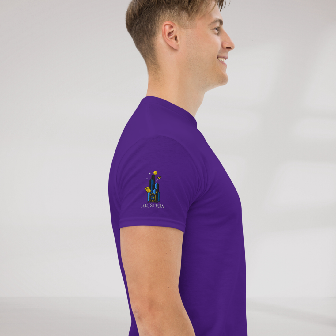 Concrete Poet T-Shirt Vibrant – Farbe Lila – Ansicht 5