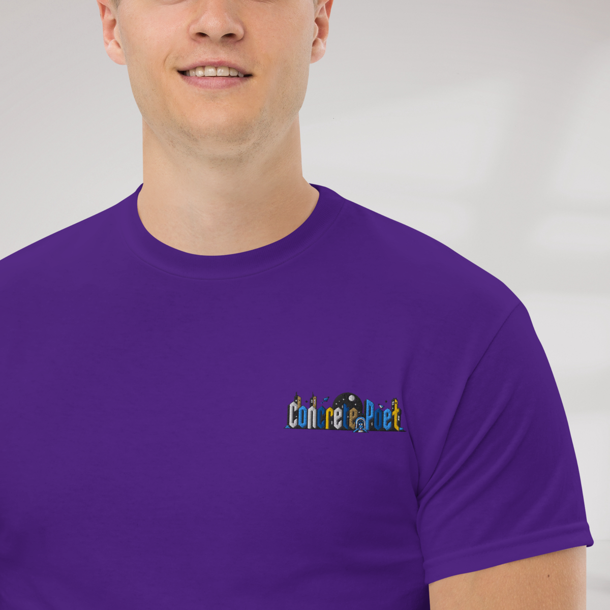 Concrete Poet T-Shirt Vibrant – Farbe Lila – Ansicht 6