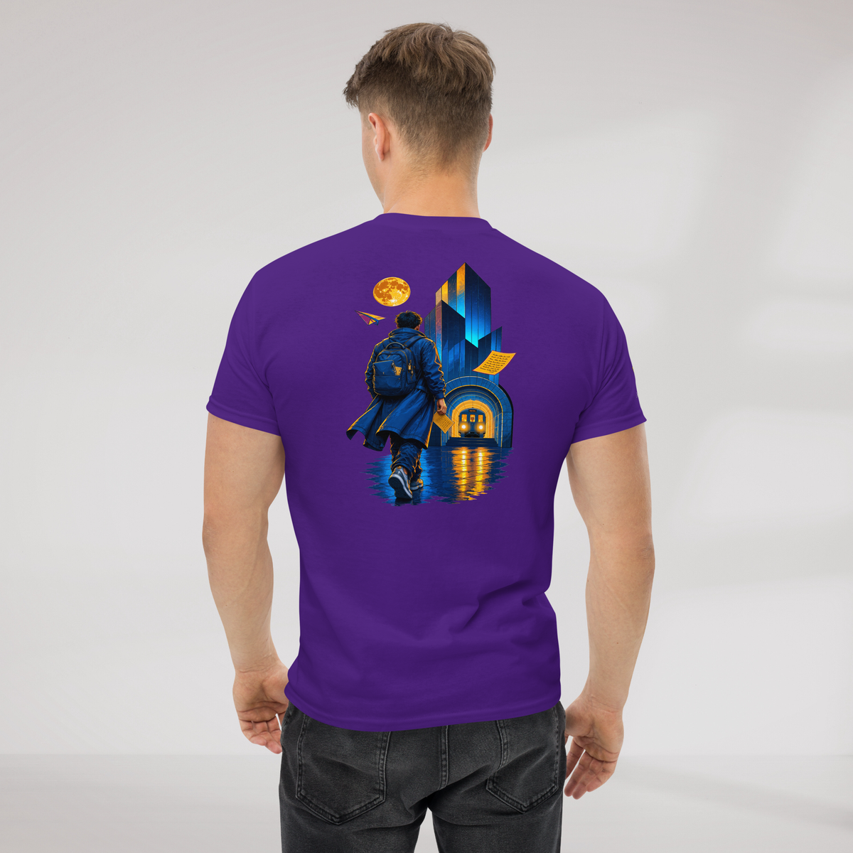 Concrete Poet T-Shirt Vibrant – Farbe Lila – Ansicht 7