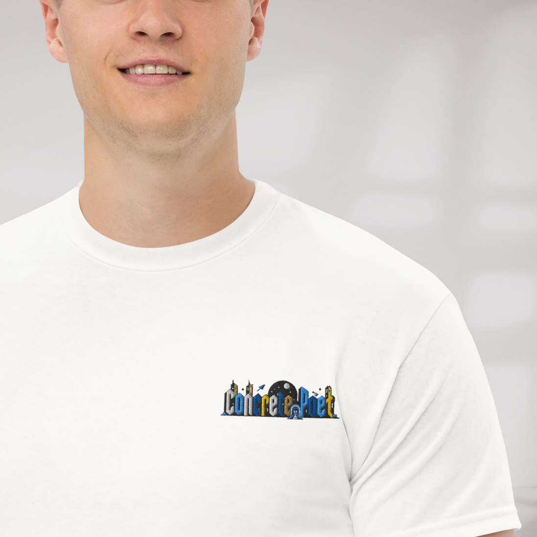 Concrete Poet T-Shirt Vibrant – Farbe Weiß – Ansicht 6