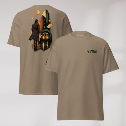 Concrete Poet T-Shirt Retro – Farbe Brown Savana – Ansicht 1