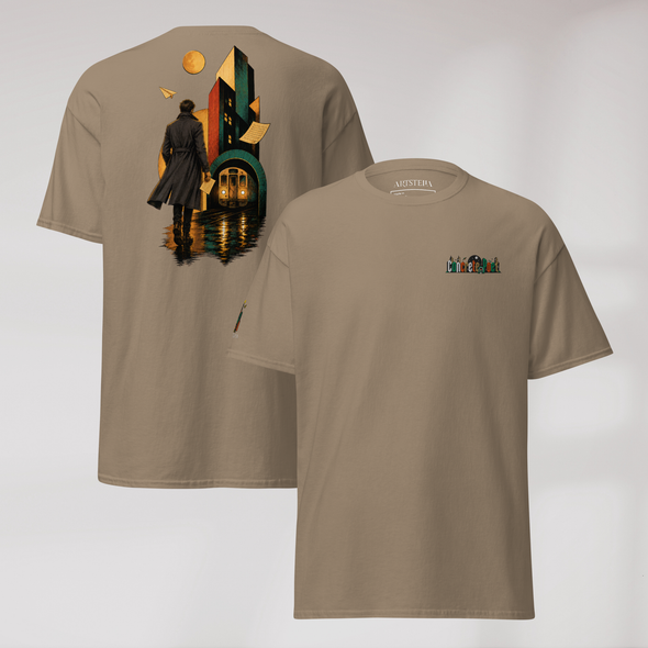 Concrete Poet T-Shirt Retro – Farbe Brown Savana – Ansicht 1