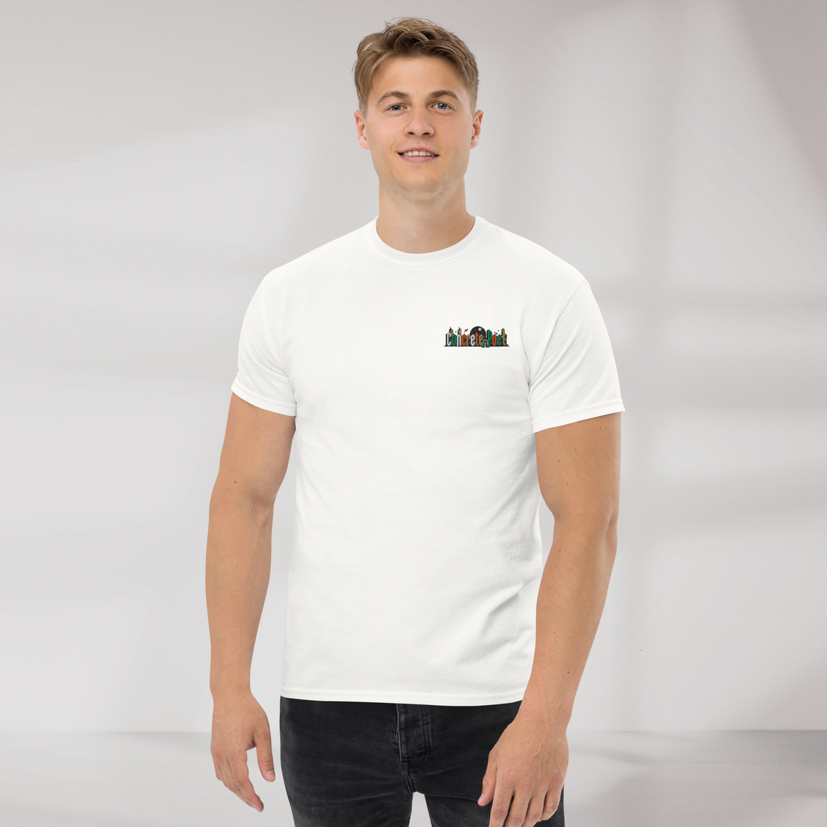 Concrete Poet T-Shirt Retro – Farbe Weiß – Ansicht 4