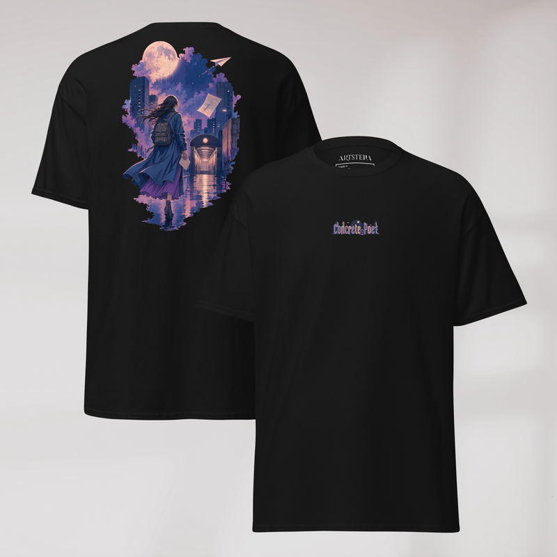Concrete Poet T-Shirt Soft – Farbe Schwarz – Ansicht 1