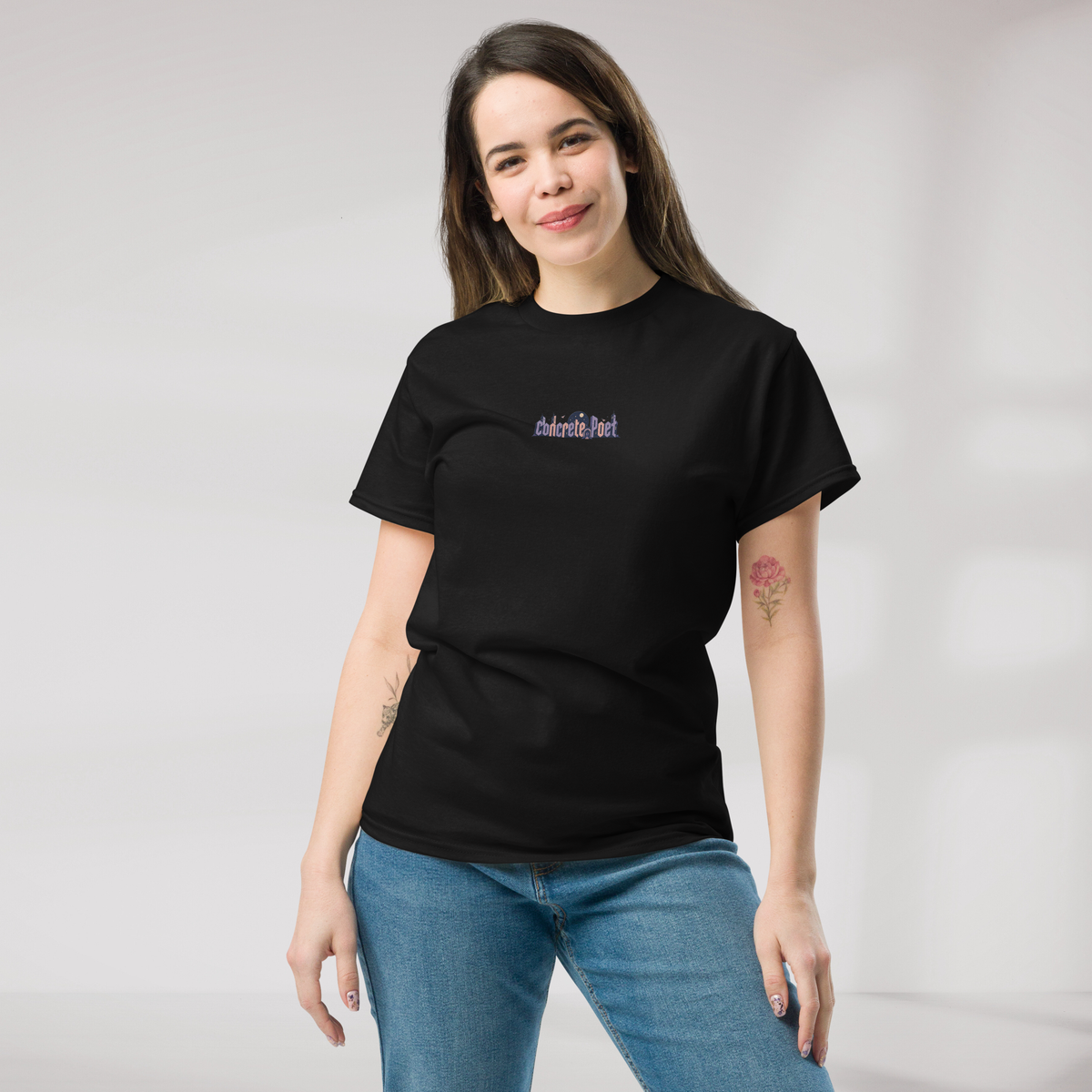 Concrete Poet T-Shirt Soft – Farbe Schwarz – Ansicht 3