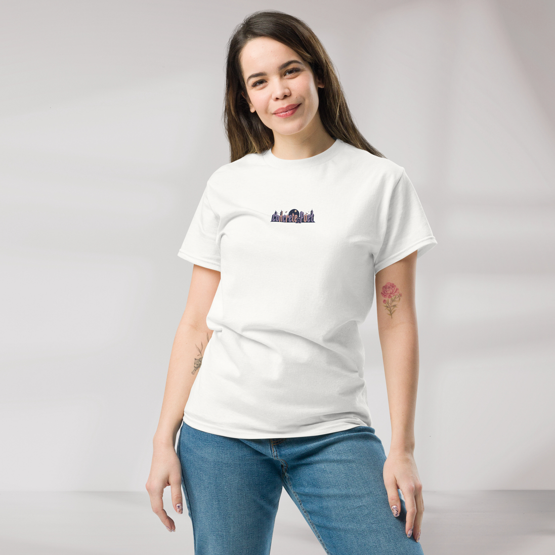 Concrete Poet T-Shirt Soft – Farbe Weiß – Ansicht 2