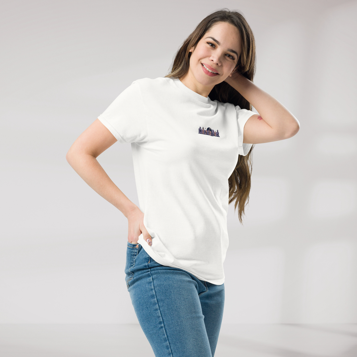 Concrete Poet T-Shirt Soft – Farbe Weiß – Ansicht 3