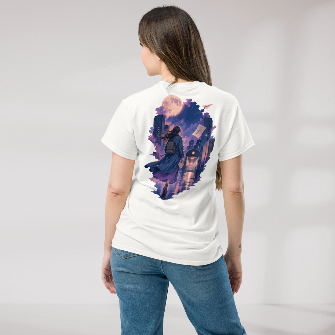 Concrete Poet T-Shirt Soft – Farbe Weiß – Ansicht 4