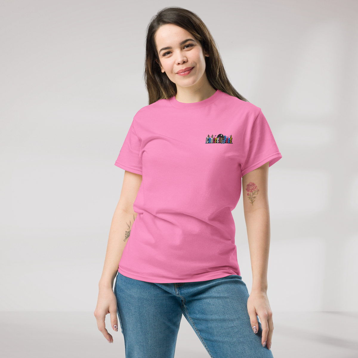Concrete Poet T-Shirt Vibrant – Farbe Azalee – Ansicht 3