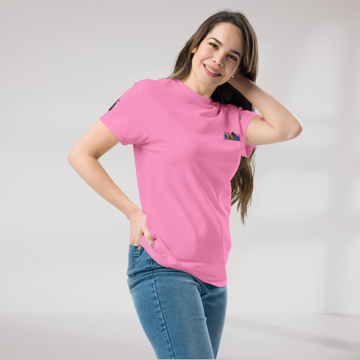 Concrete Poet T-Shirt Vibrant – Farbe Azalee – Ansicht 4