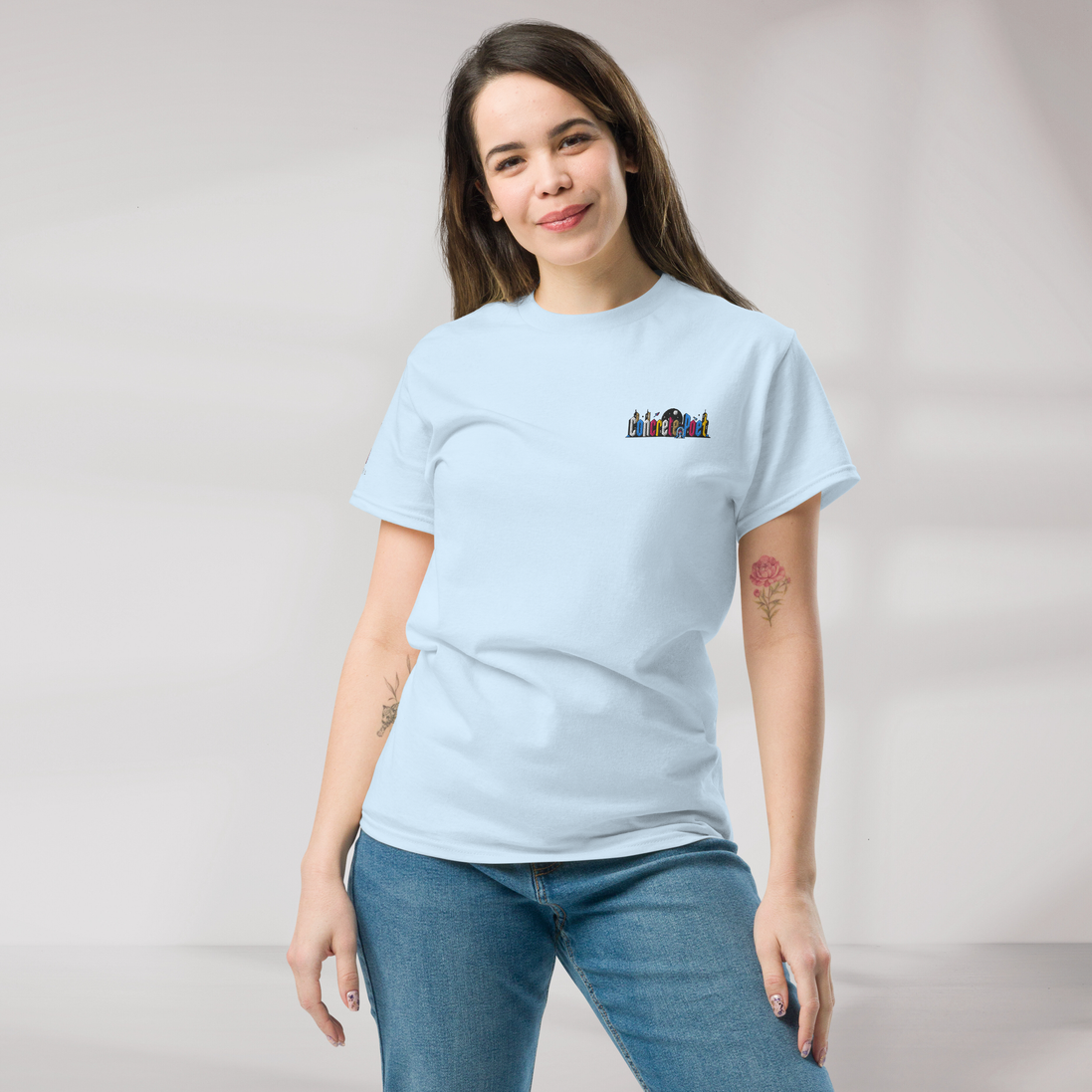 Concrete Poet T-Shirt Vibrant – Farbe Hellblau – Ansicht 3
