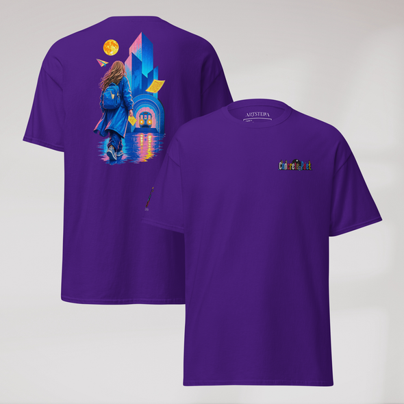 Concrete Poet T-Shirt Vibrant – Farbe Lila – Ansicht 1
