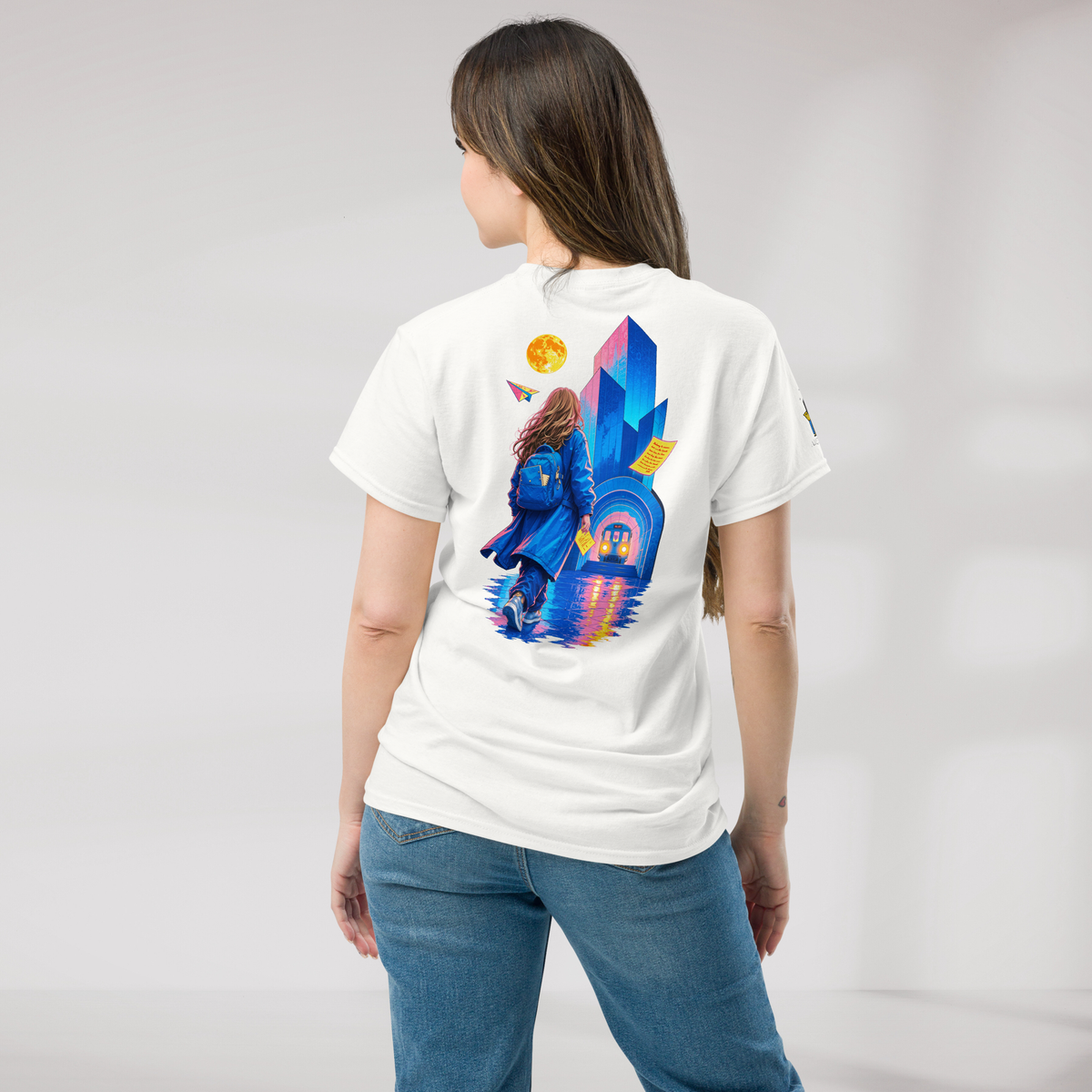 Concrete Poet T-Shirt Vibrant – Farbe Weiß – Ansicht 5