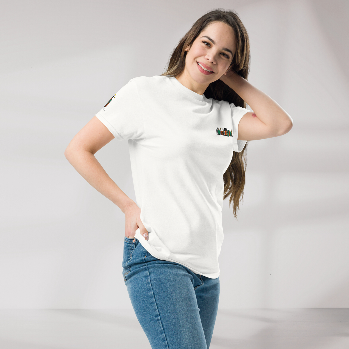 Concrete Poet T-Shirt Retro – Farbe Weiß – Ansicht 3