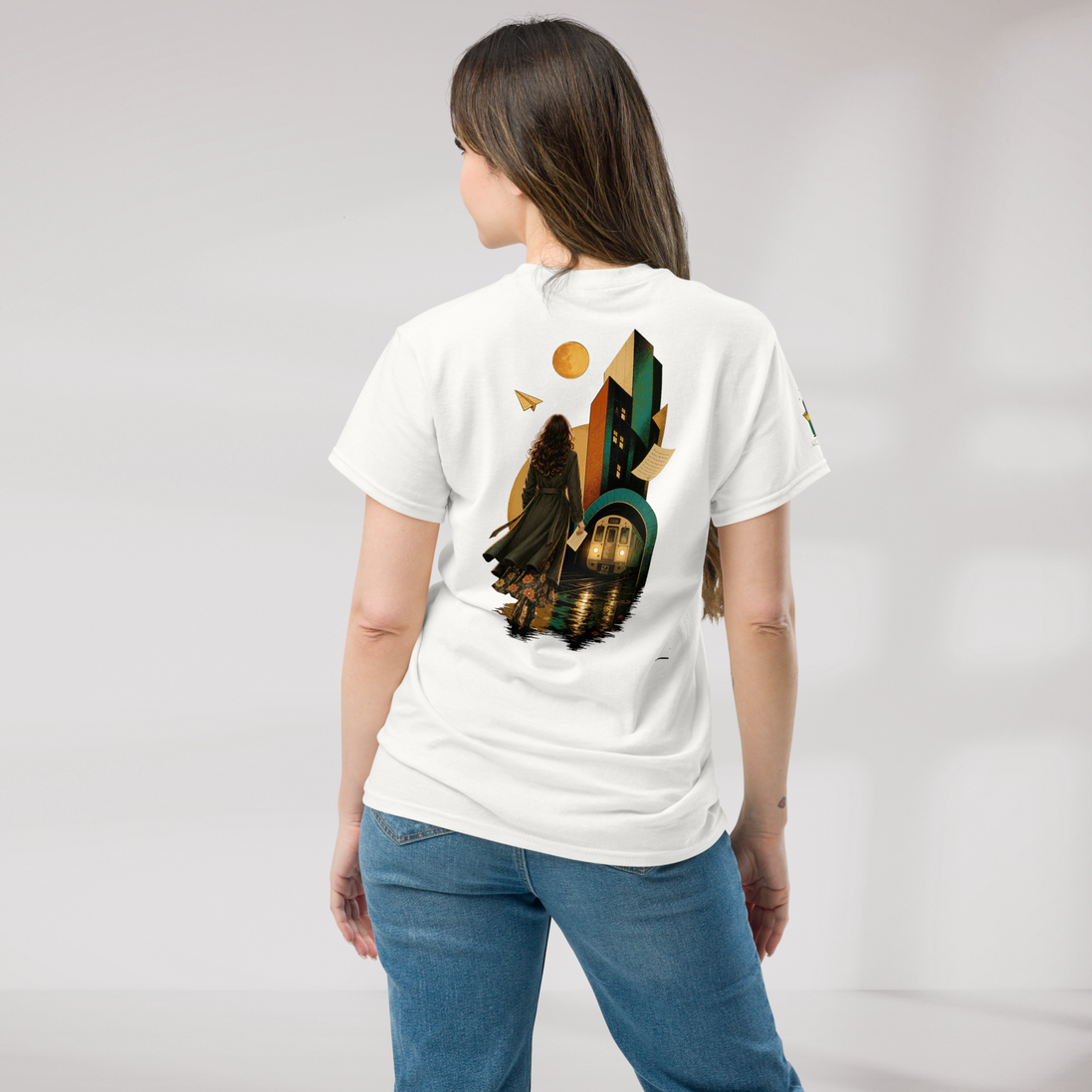 Concrete Poet T-Shirt Retro – Farbe Weiß – Ansicht 5