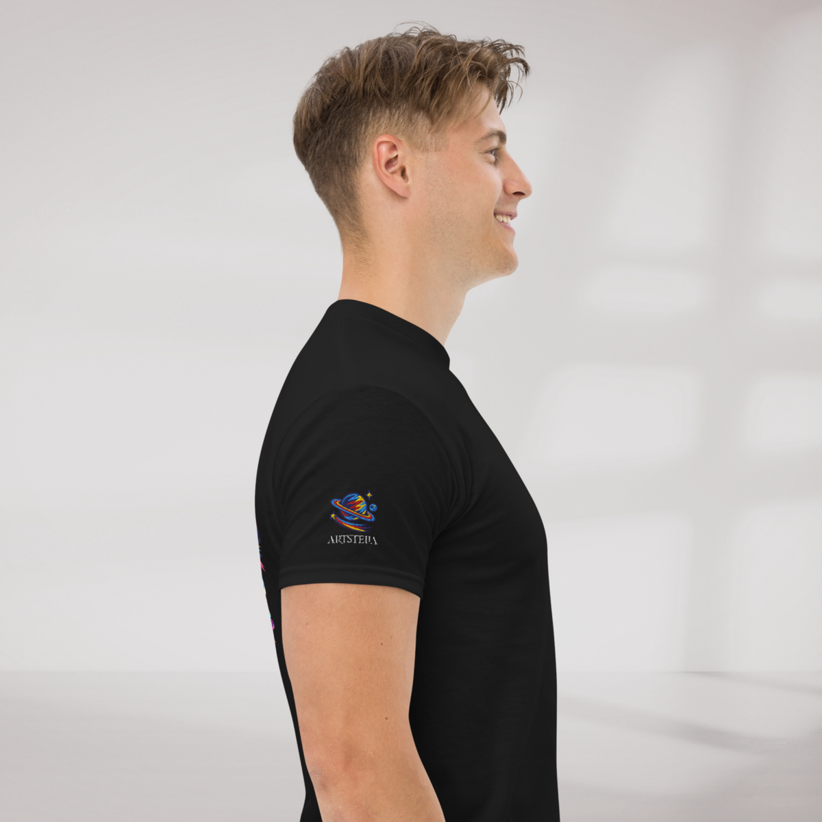 Cosmic Cruiser T-Shirt Vibrant – Farbe Schwarz – Ansicht 3