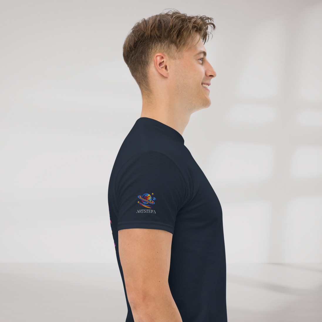 Cosmic Cruiser T-Shirt Vibrant – Farbe Navy – Ansicht 4