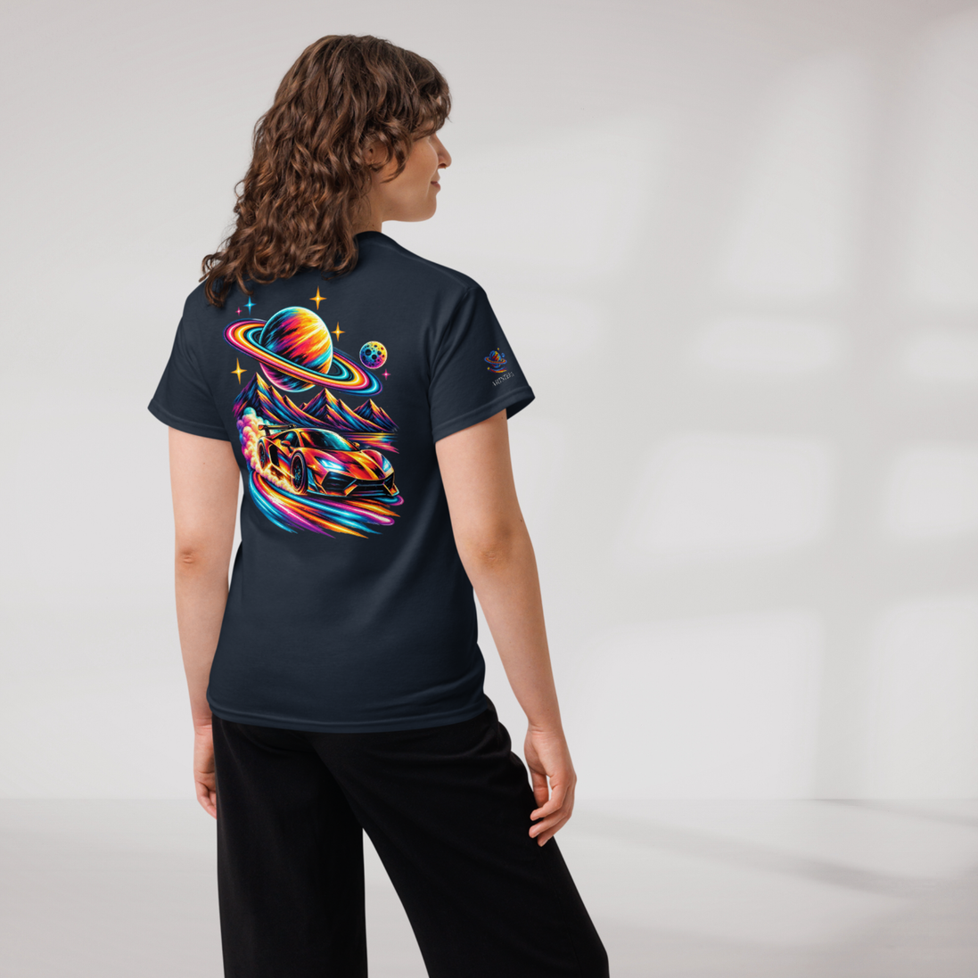Cosmic Cruiser T-Shirt Vibrant – Farbe Navy – Ansicht 8
