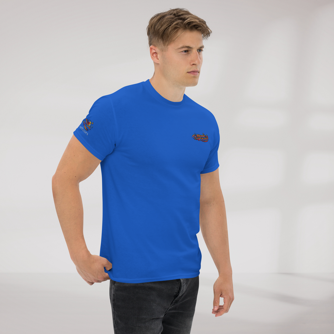 Cosmic Cruiser T-Shirt Vibrant – Farbe Royalblau – Ansicht 5