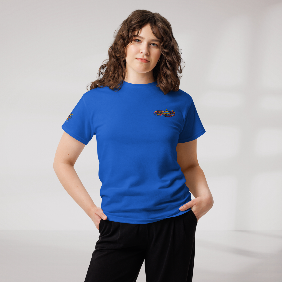 Cosmic Cruiser T-Shirt Vibrant – Farbe Royalblau – Ansicht 7