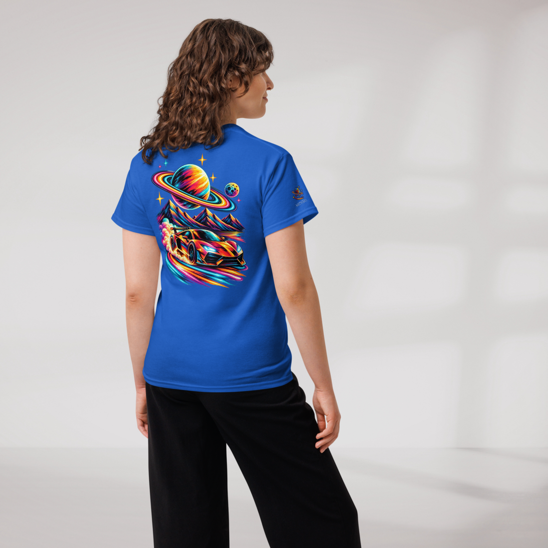 Cosmic Cruiser T-Shirt Vibrant – Farbe Royalblau – Ansicht 8