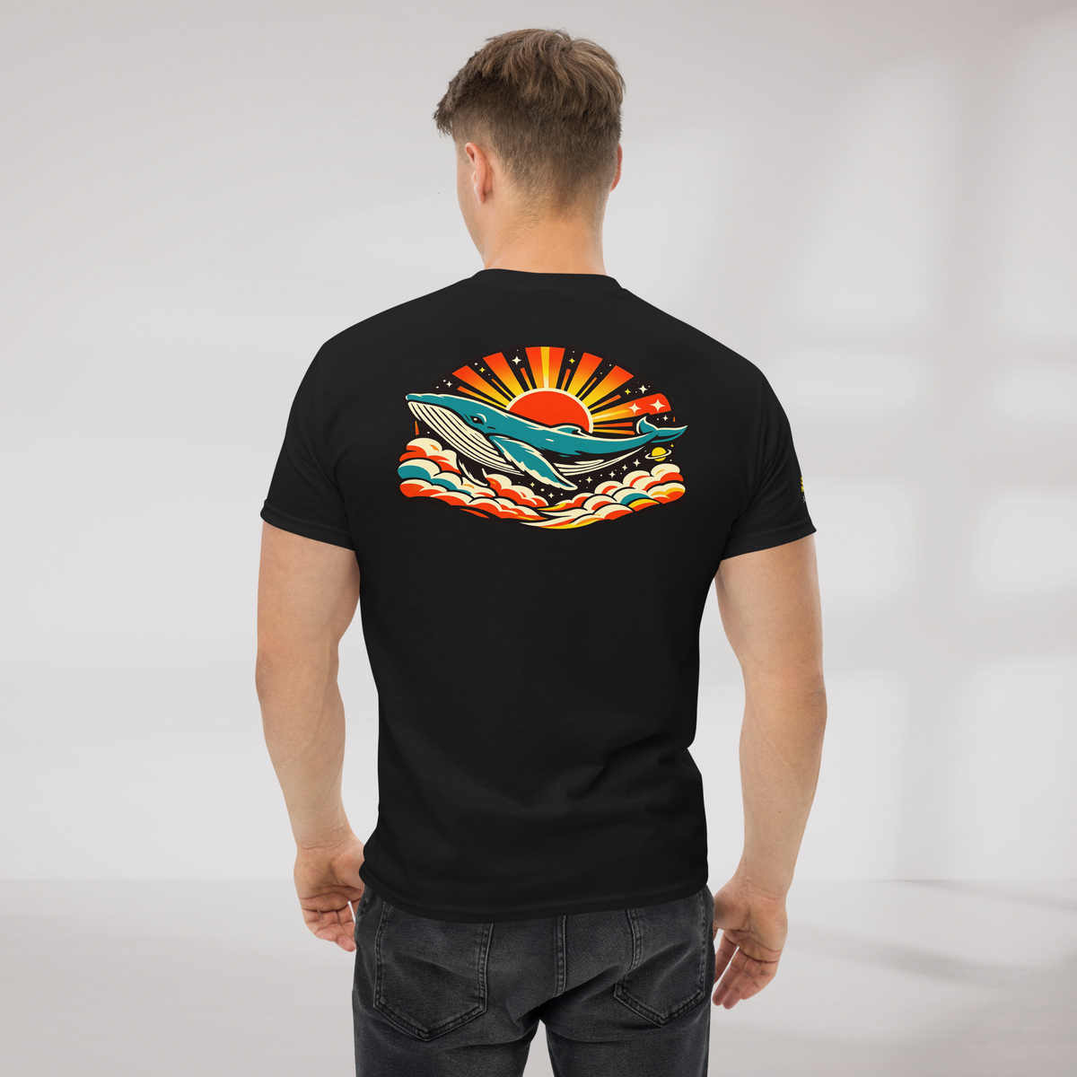 Cosmic Dreamer T-Shirt Retro – Farbe Schwarz – Ansicht 6