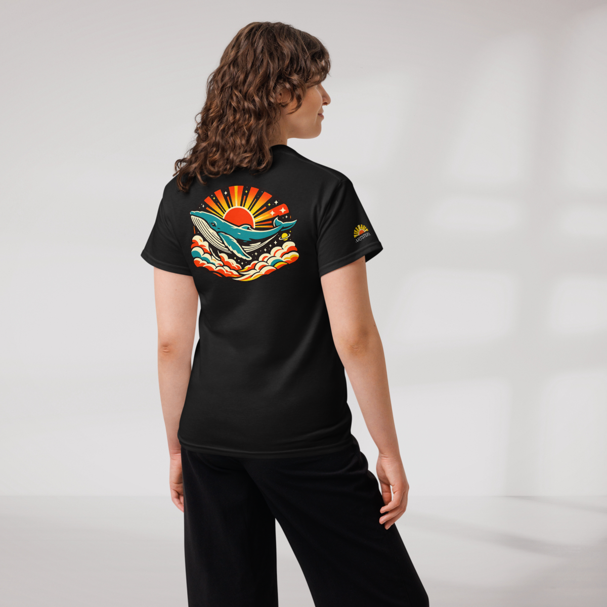 Cosmic Dreamer T-Shirt Retro – Farbe Schwarz – Ansicht 8