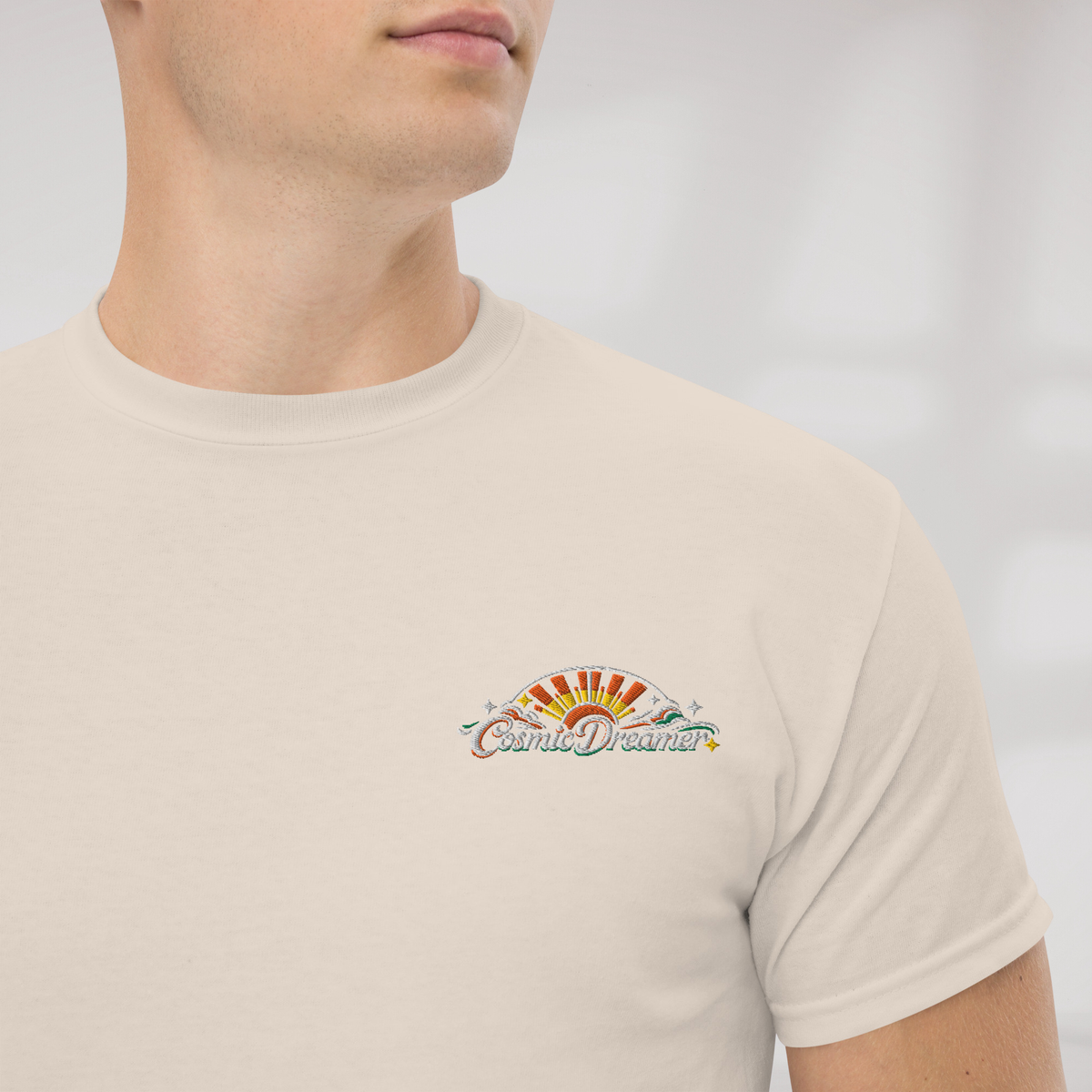 Cosmic Dreamer T-Shirt Retro – Farbe Natural – Ansicht 3