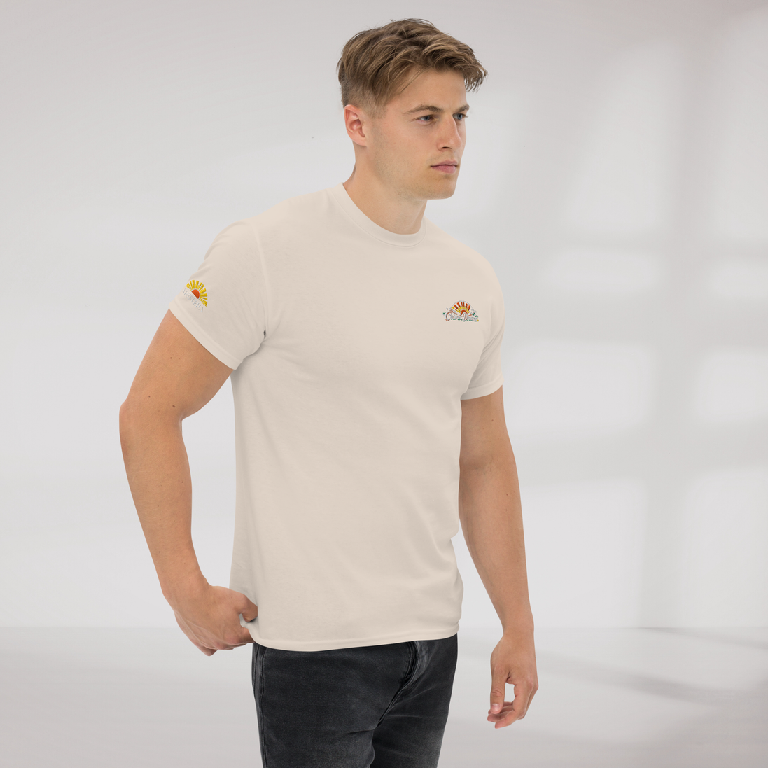 Cosmic Dreamer T-Shirt Retro – Farbe Natural – Ansicht 5