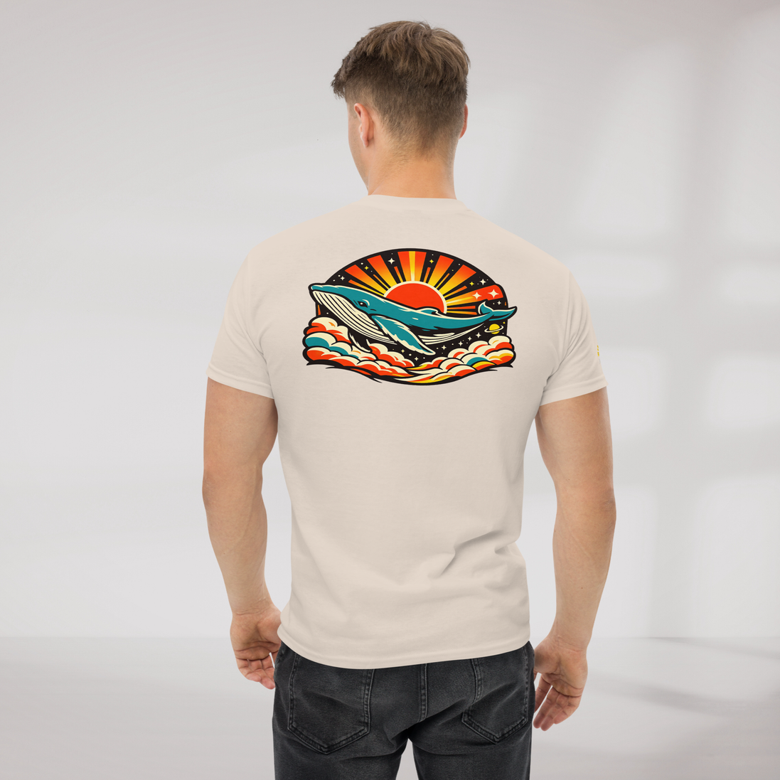 Cosmic Dreamer T-Shirt Retro – Farbe Natural – Ansicht 6