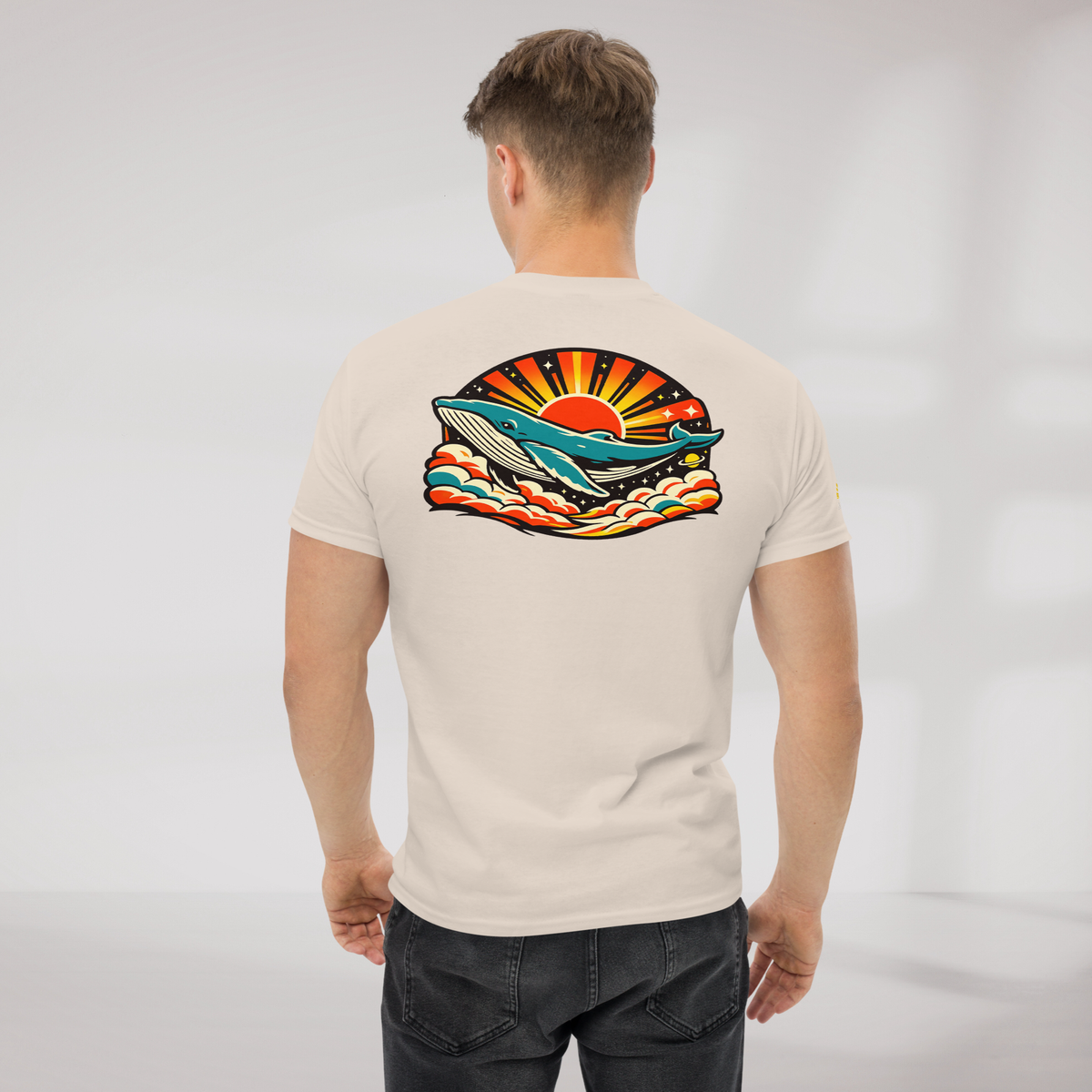 Cosmic Dreamer T-Shirt Retro – Farbe Natural – Ansicht 6
