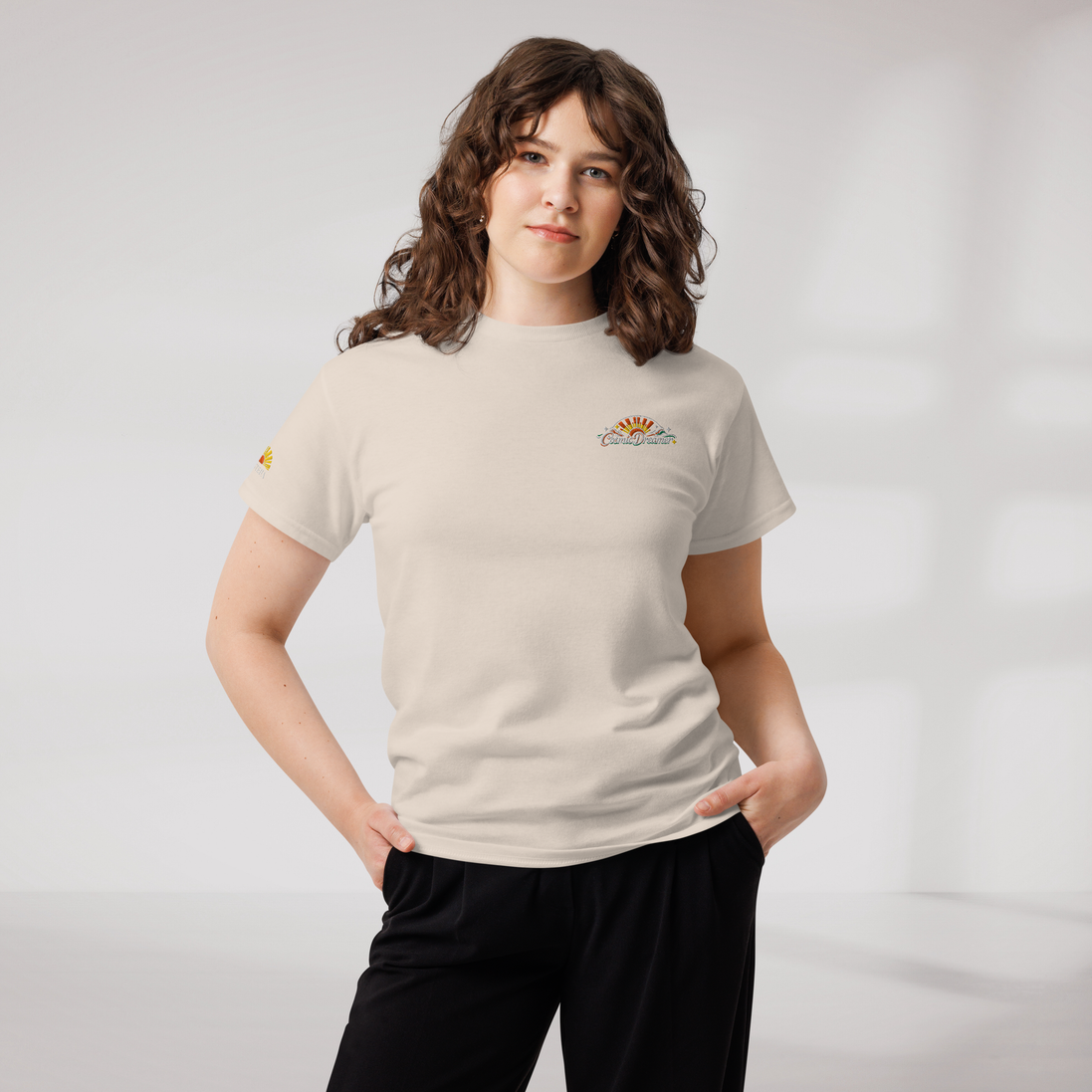 Cosmic Dreamer T-Shirt Retro – Farbe Natural – Ansicht 7