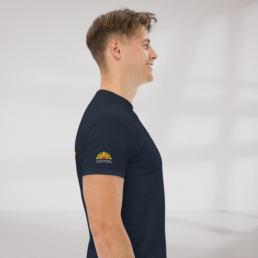 Cosmic Dreamer T-Shirt Retro – Farbe Navy – Ansicht 4