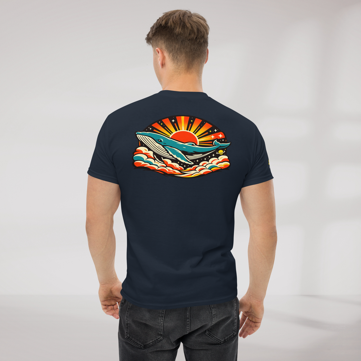 Cosmic Dreamer T-Shirt Retro – Farbe Navy – Ansicht 6