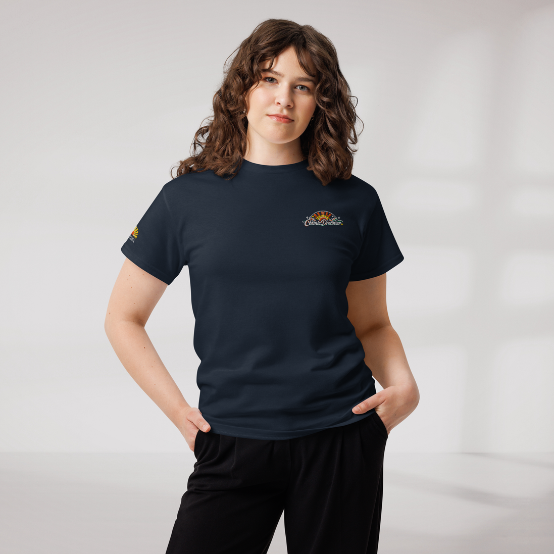 Cosmic Dreamer T-Shirt Retro – Farbe Navy – Ansicht 7