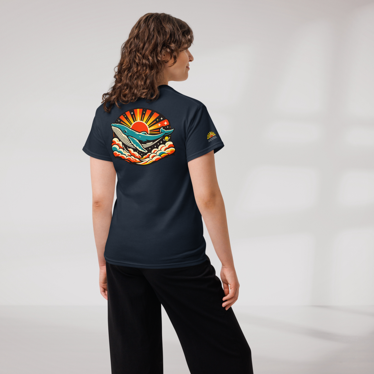 Cosmic Dreamer T-Shirt Retro – Farbe Navy – Ansicht 8