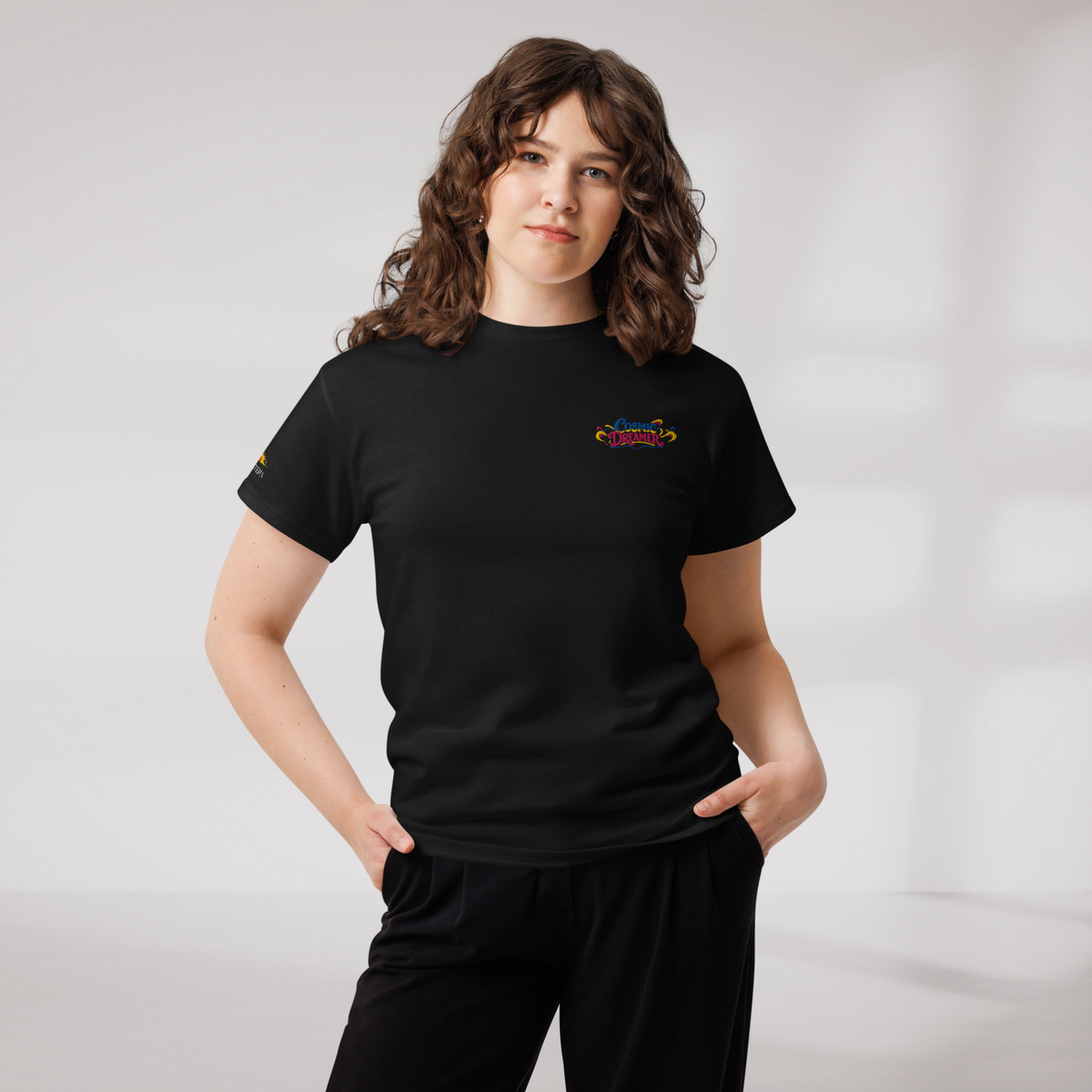 Cosmic Dreamer T-Shirt Vibrant – Farbe Schwarz – Ansicht 7