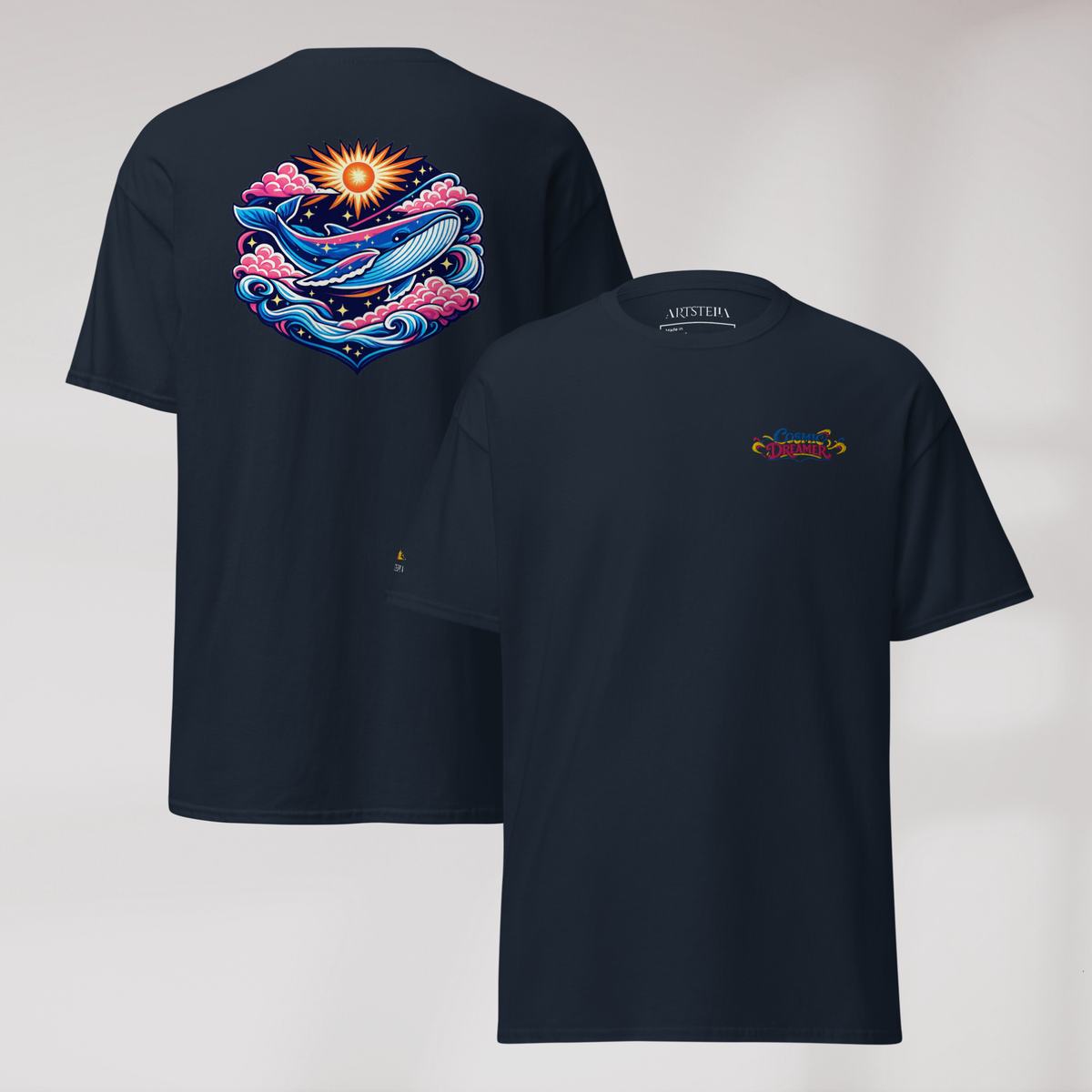 Cosmic Dreamer T-Shirt Vibrant – Farbe Navy – Ansicht 1