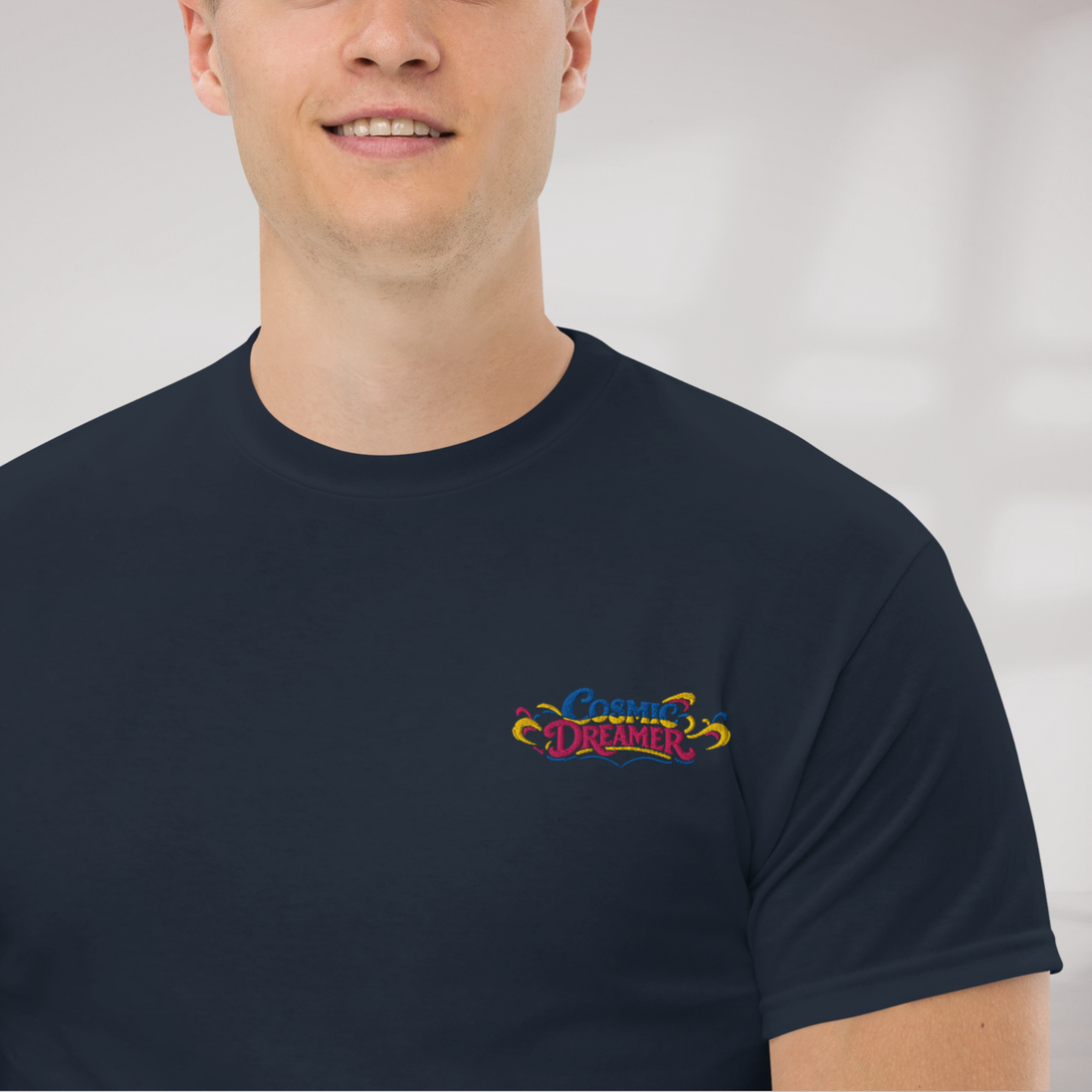 Cosmic Dreamer T-Shirt Vibrant – Farbe Navy – Ansicht 3