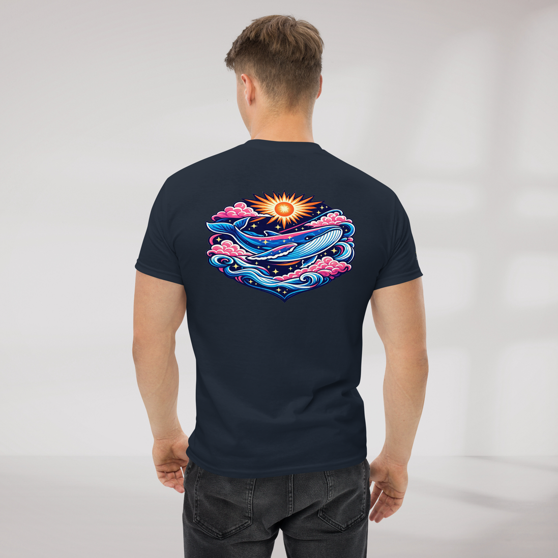 Cosmic Dreamer T-Shirt Vibrant – Farbe Navy – Ansicht 6