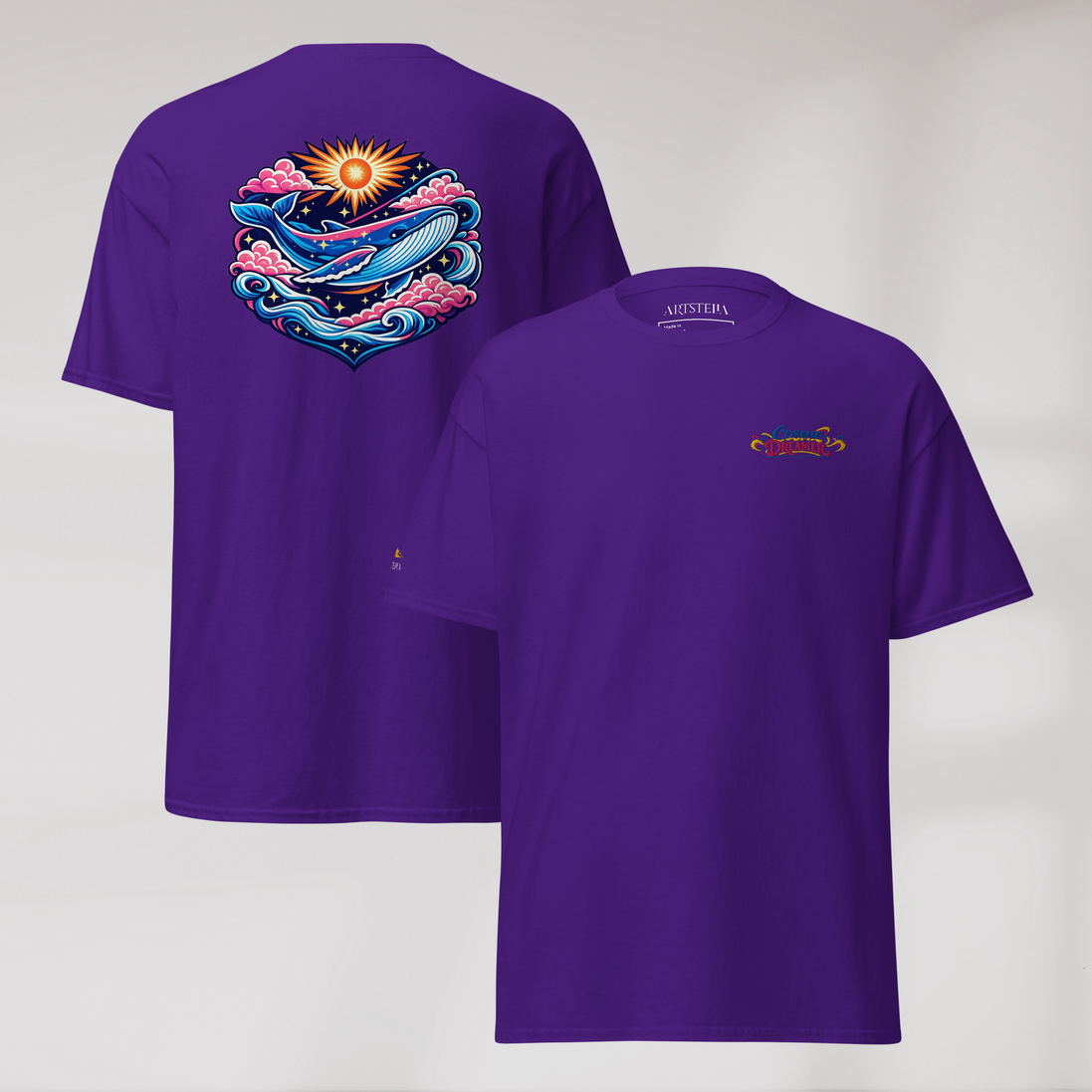 Cosmic Dreamer T-Shirt Vibrant – Farbe Lila – Ansicht 1