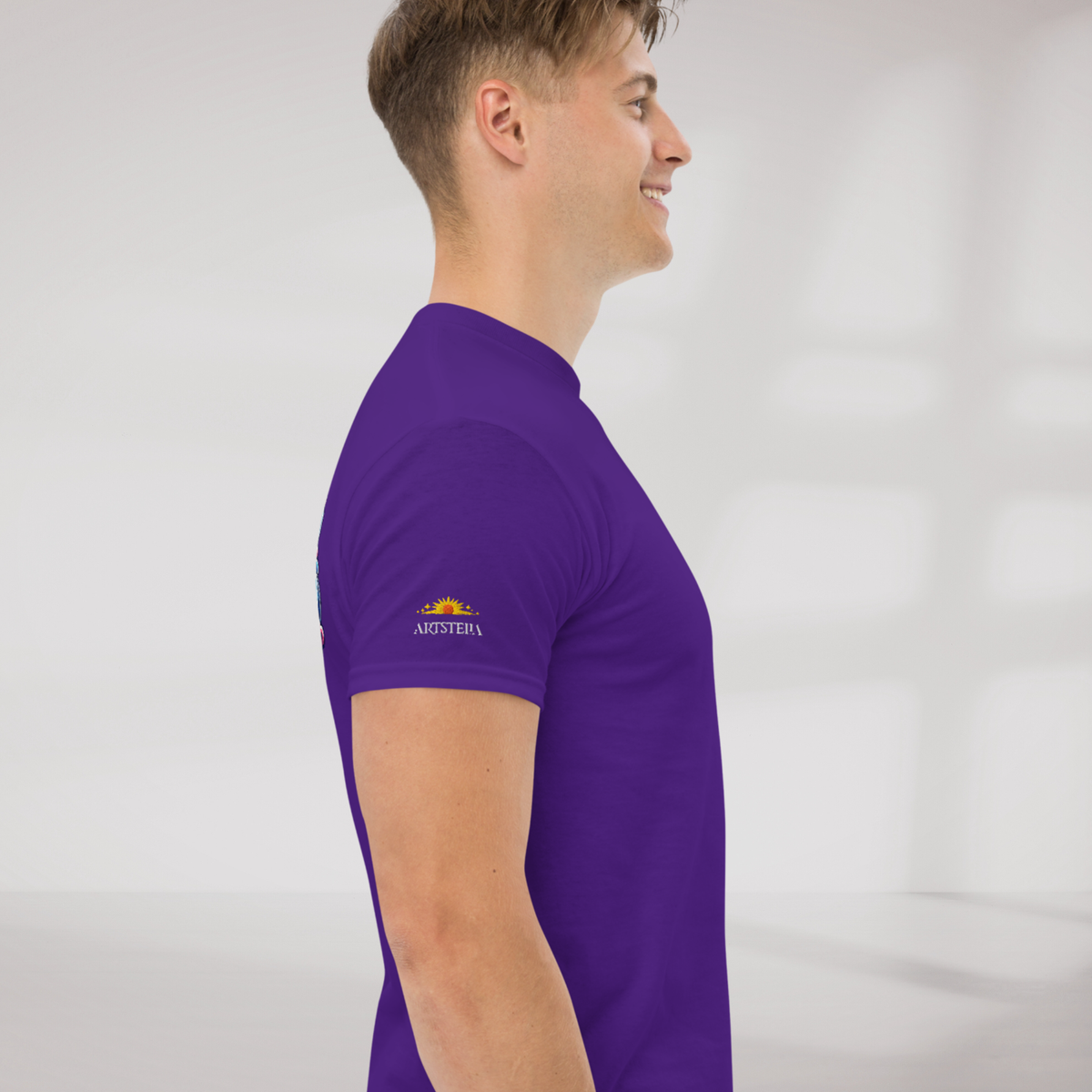 Cosmic Dreamer T-Shirt Vibrant – Farbe Lila – Ansicht 4