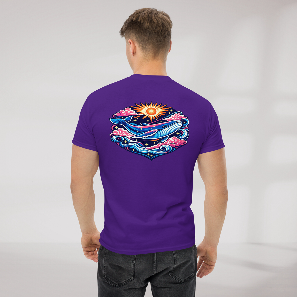 Cosmic Dreamer T-Shirt Vibrant – Farbe Lila – Ansicht 6